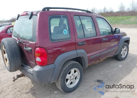 2003 Jeep Liberty Sport from USA, damaged, VIN 1J4GL48K13W678903